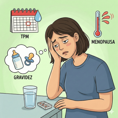 Após mudanças hormonais